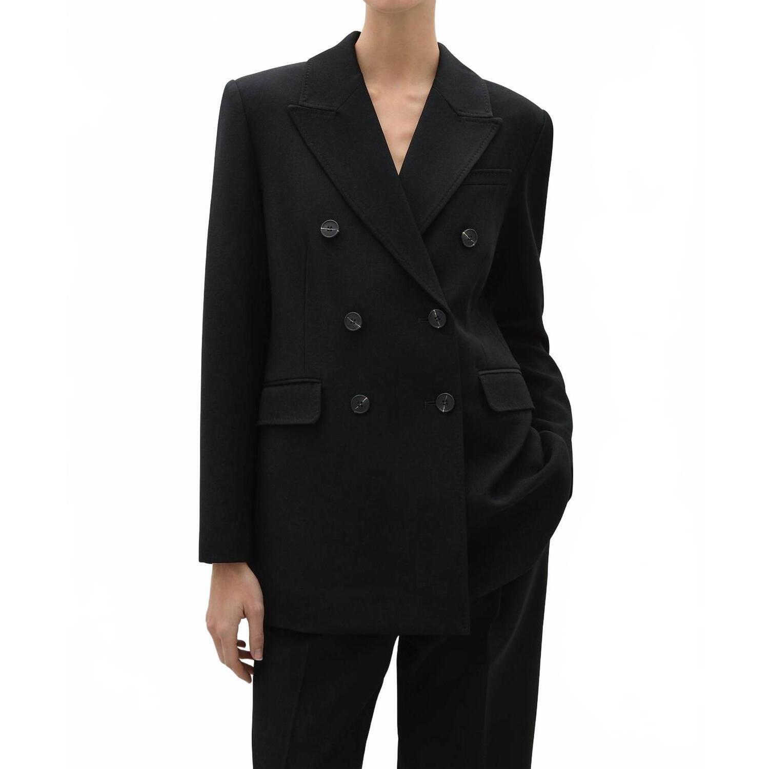 New A.Emery Blanche Long Sleeve Blazer In Black